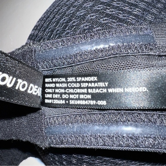 34DD Blackheart Strapless Bra Lined Underwire Push Up Style Goth - Picture 11 of 12